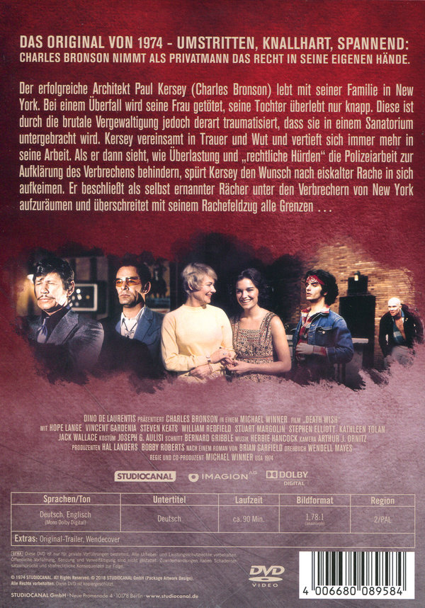 Death Wish - Ein Mann sieht rot - Uncut Edition