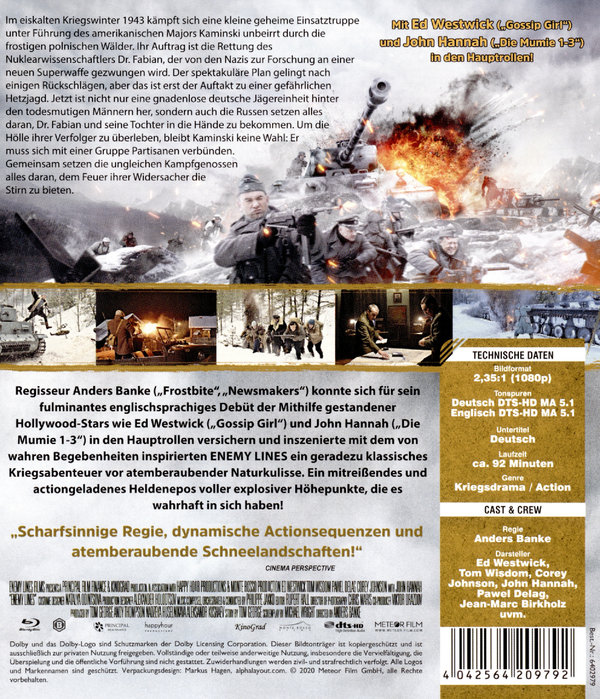 Enemy Lines - Codename Feuervogel (blu-ray)