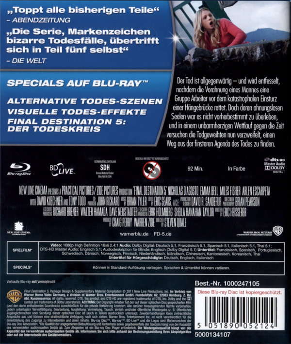 Final Destination 5 (blu-ray)