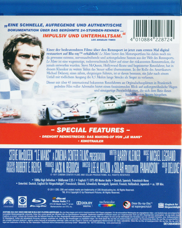 Le Mans (blu-ray)