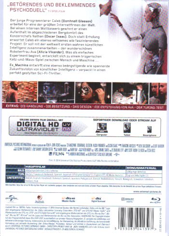 Ex Machina (blu-ray)
