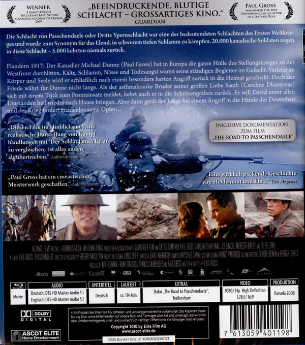Feld der Ehre, Das - Passchendaele (blu-ray)