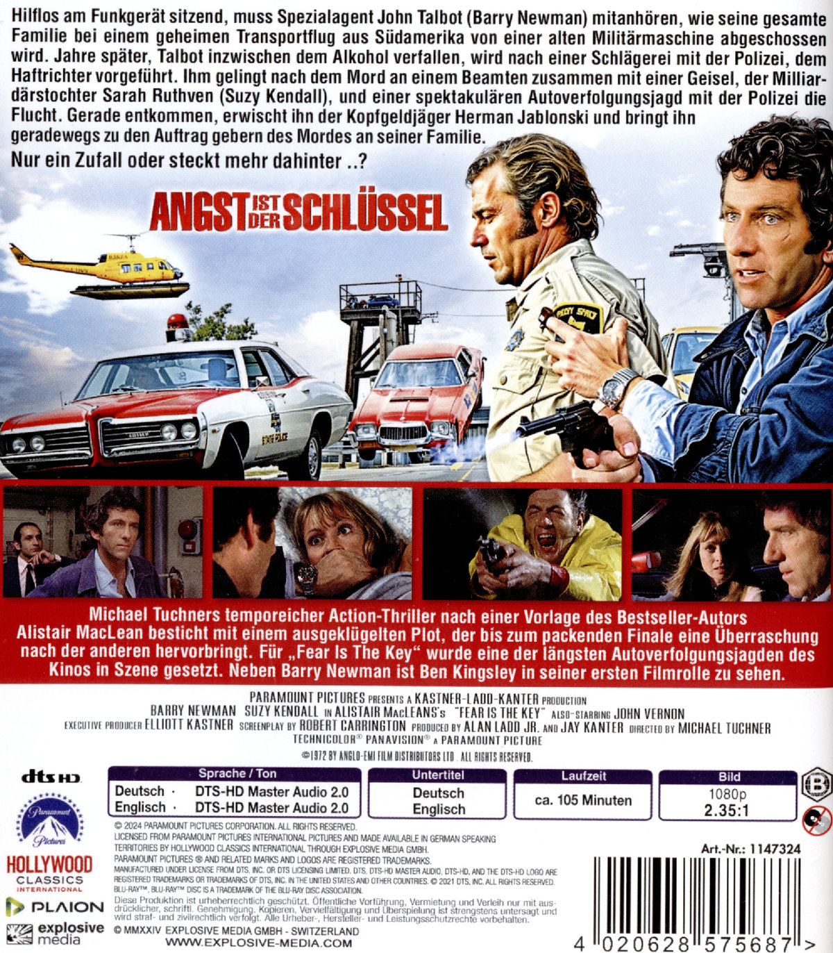 Angst ist der Schlüssel  (Blu-ray Disc)