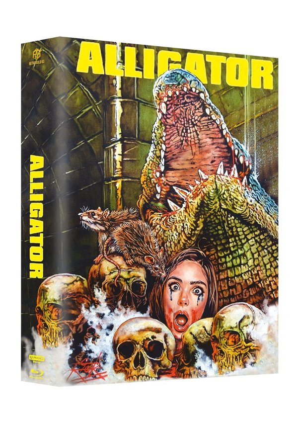 Der Horror Alligator - Uncut Mega Mediabook Edition  (4K Ultra HD+blu-ray) (A)