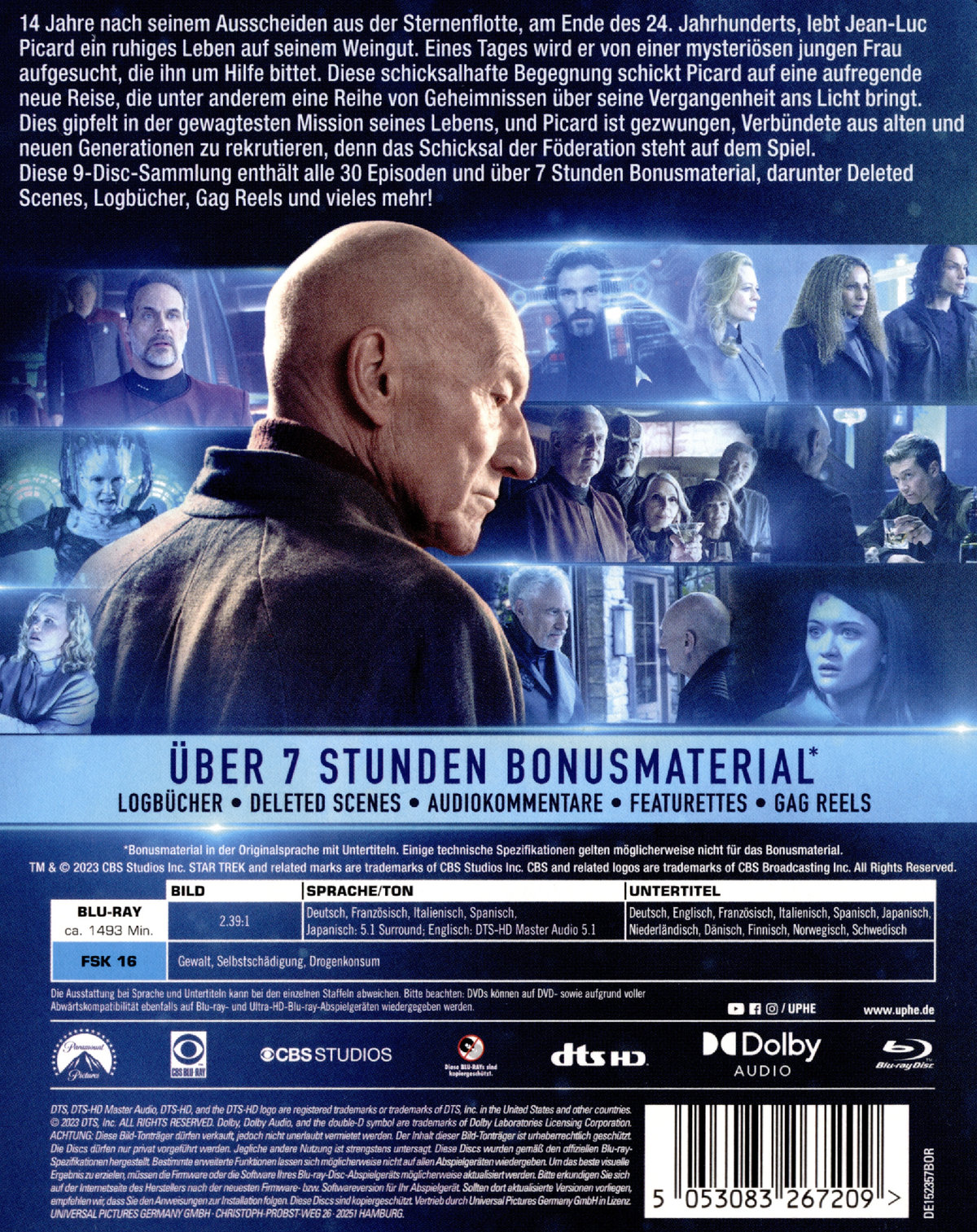 Star Trek: Picard - Die komplette Serie  [9 BRs]  (Blu-ray Disc)