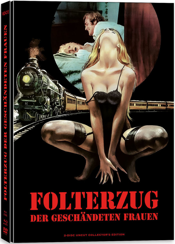 Folterzug der geschändeten Frauen - Uncut Mediabook Edition  (DVD+blu-ray) (C)