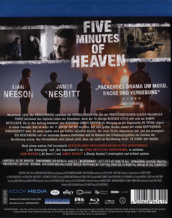 Five Minutes of Heaven (blu-ray)