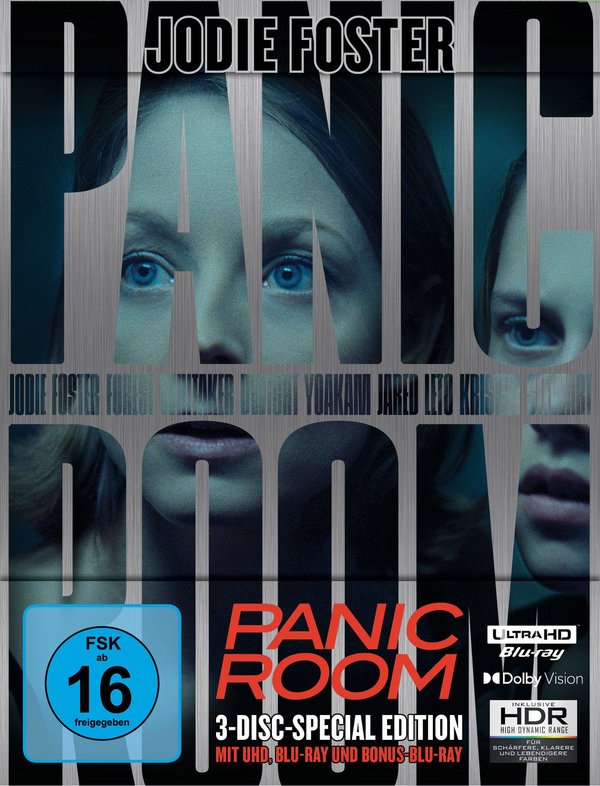 Panic Room - Uncut Steelbook Edition  (4K Ultra HD+blu-ray)