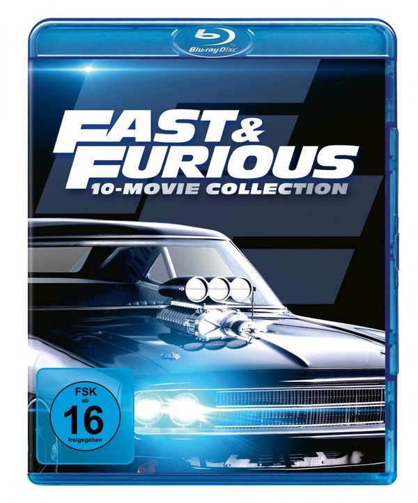 Fast & Furious - 10-Movie-Collection (blu-ray)
