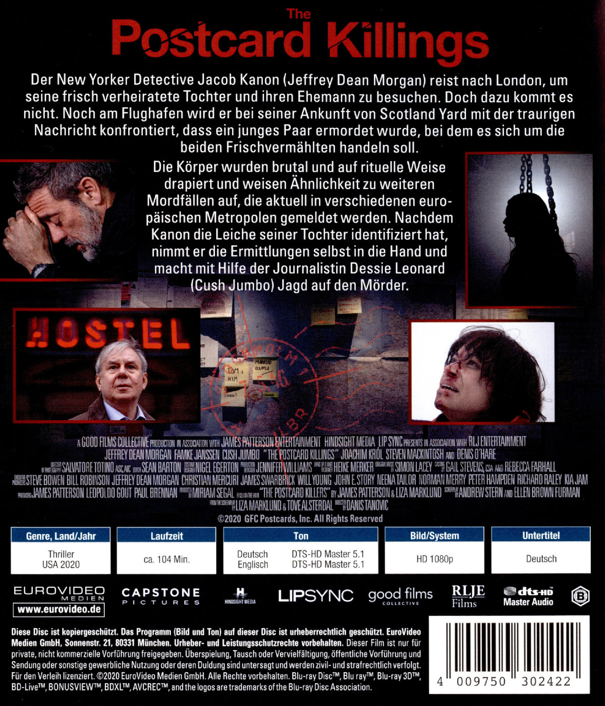 Postcard Killings (blu-ray)