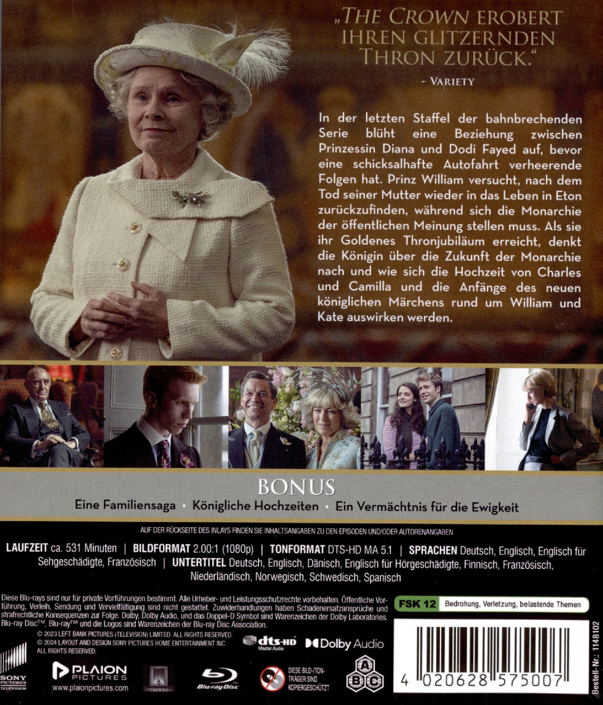 The Crown - Season 6  [4 BRs]  (Blu-ray Disc)