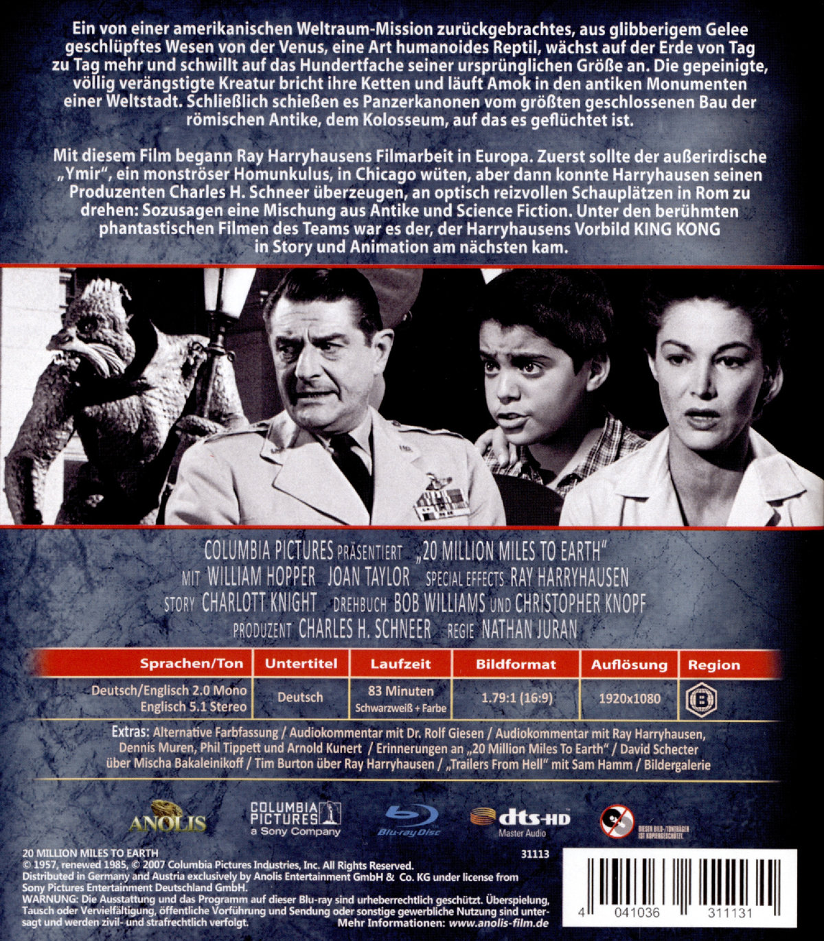 Bestie aus dem Weltenraum, Die - Uncut Edition  (blu-ray)
