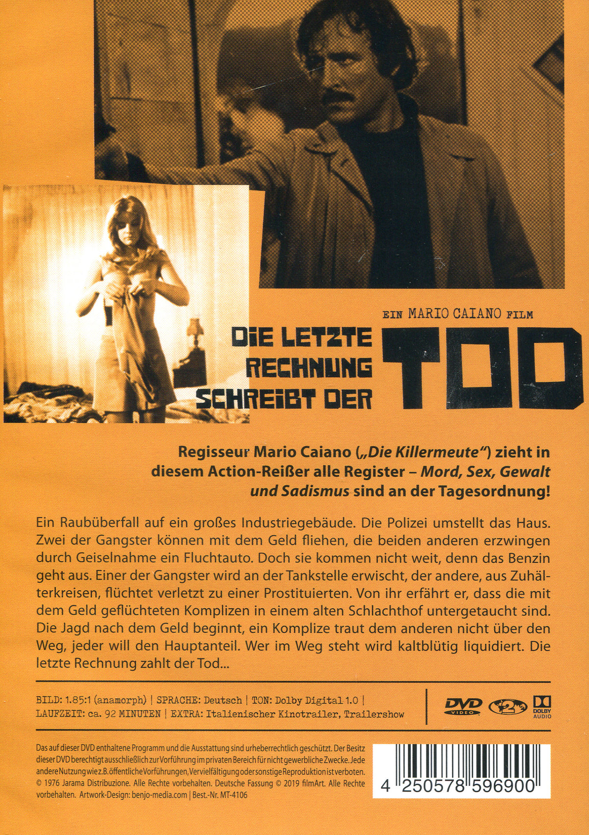 Letzte Rechnung schreibt der Tod, Die - Uncut Edition