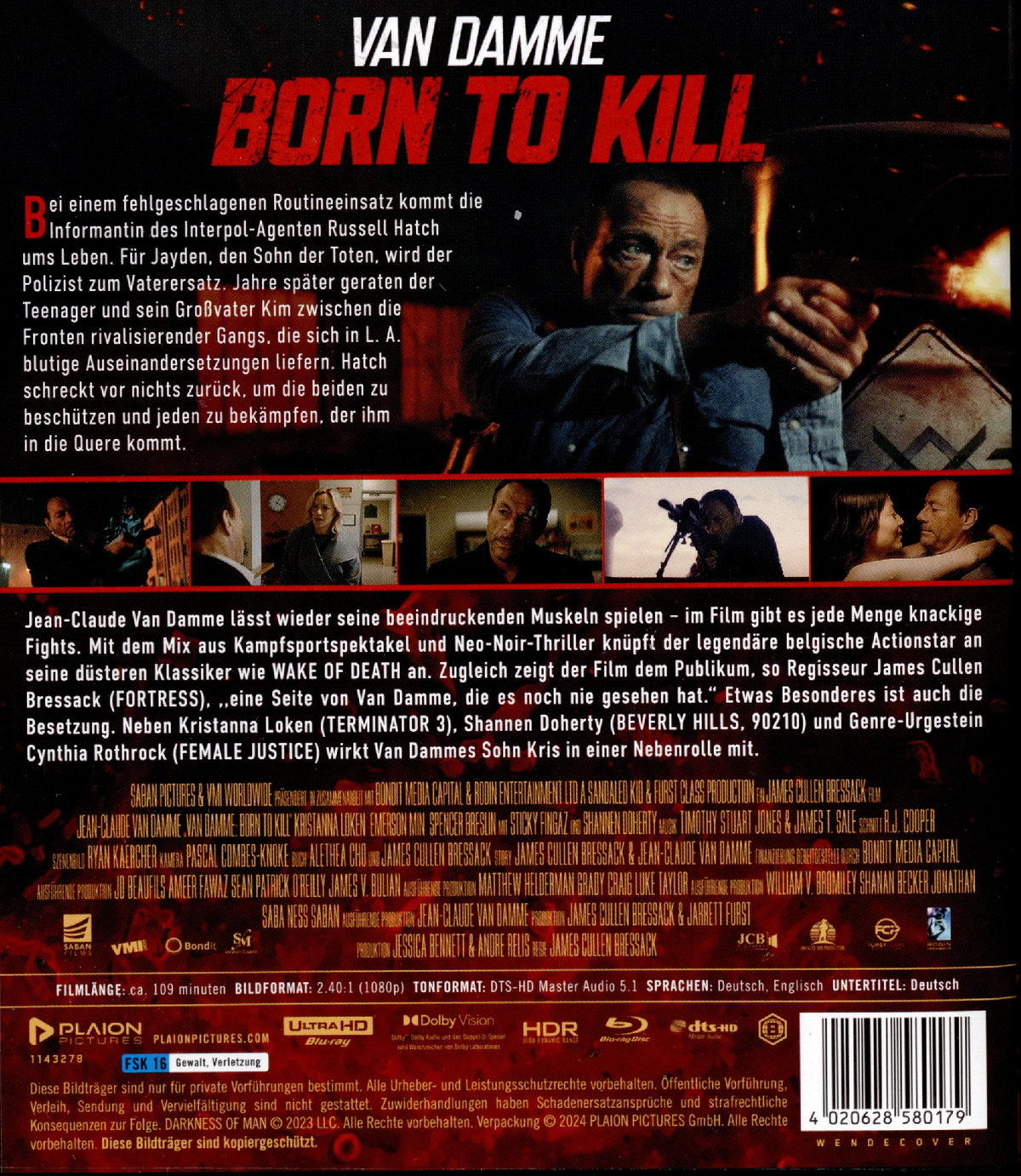 Van Damme: Born to Kill  (4K Ultra HD) (+ Blu-ray)