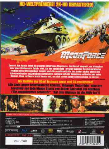 Megaforce - Uncut Mediabook Edititon (DVD+blu-ray) (A)