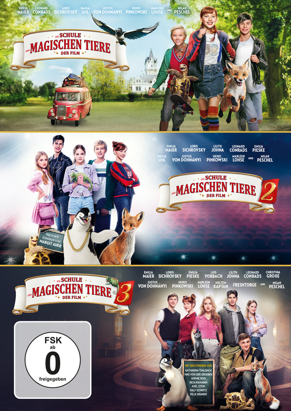 Die Schule der magischen Tiere 3  [3 DVDs]  (DVD)
