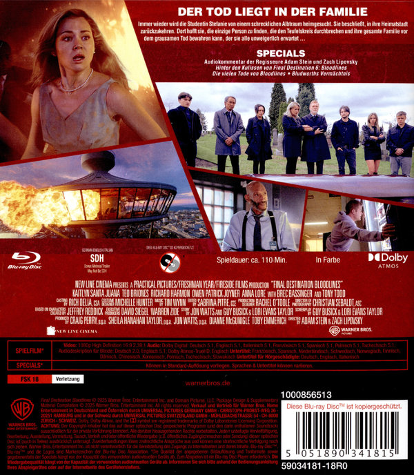 Final Destination: Bloodlines  (Blu-ray Disc)
