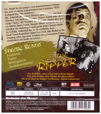 Jack the Ripper - Scotland Yard greift ein (blu-ray)