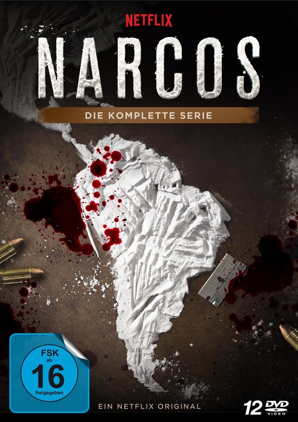 NARCOS - Die komplette Serie (Staffel 1 - 3)  [12 DVDs]  (DVD)