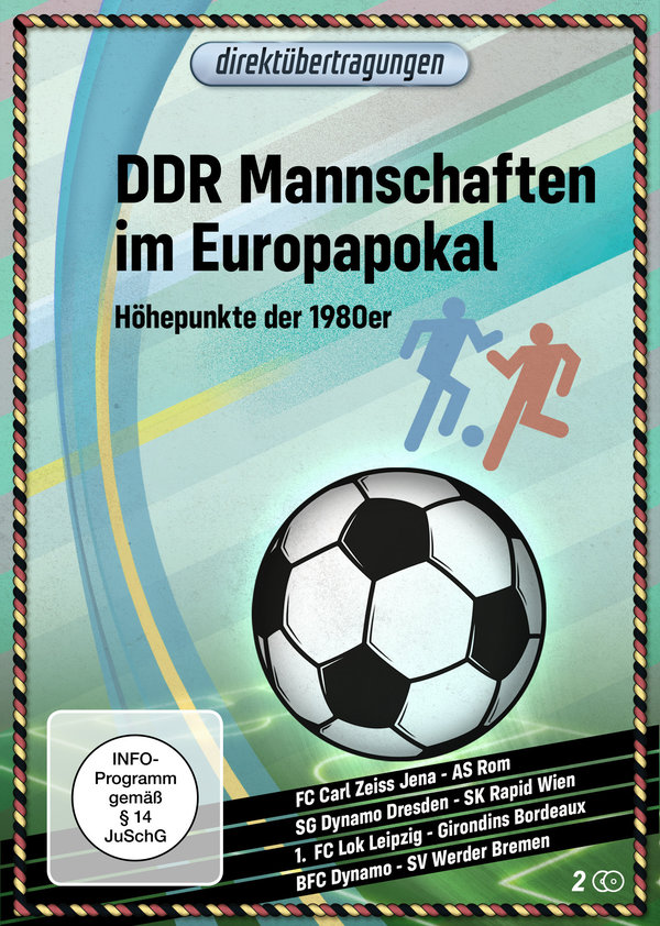 Direktübertragungen - DDR Mannschaften im Europapokal: Höhepunkte der 1980er Jahre  [2 DVDs]  (DVD)