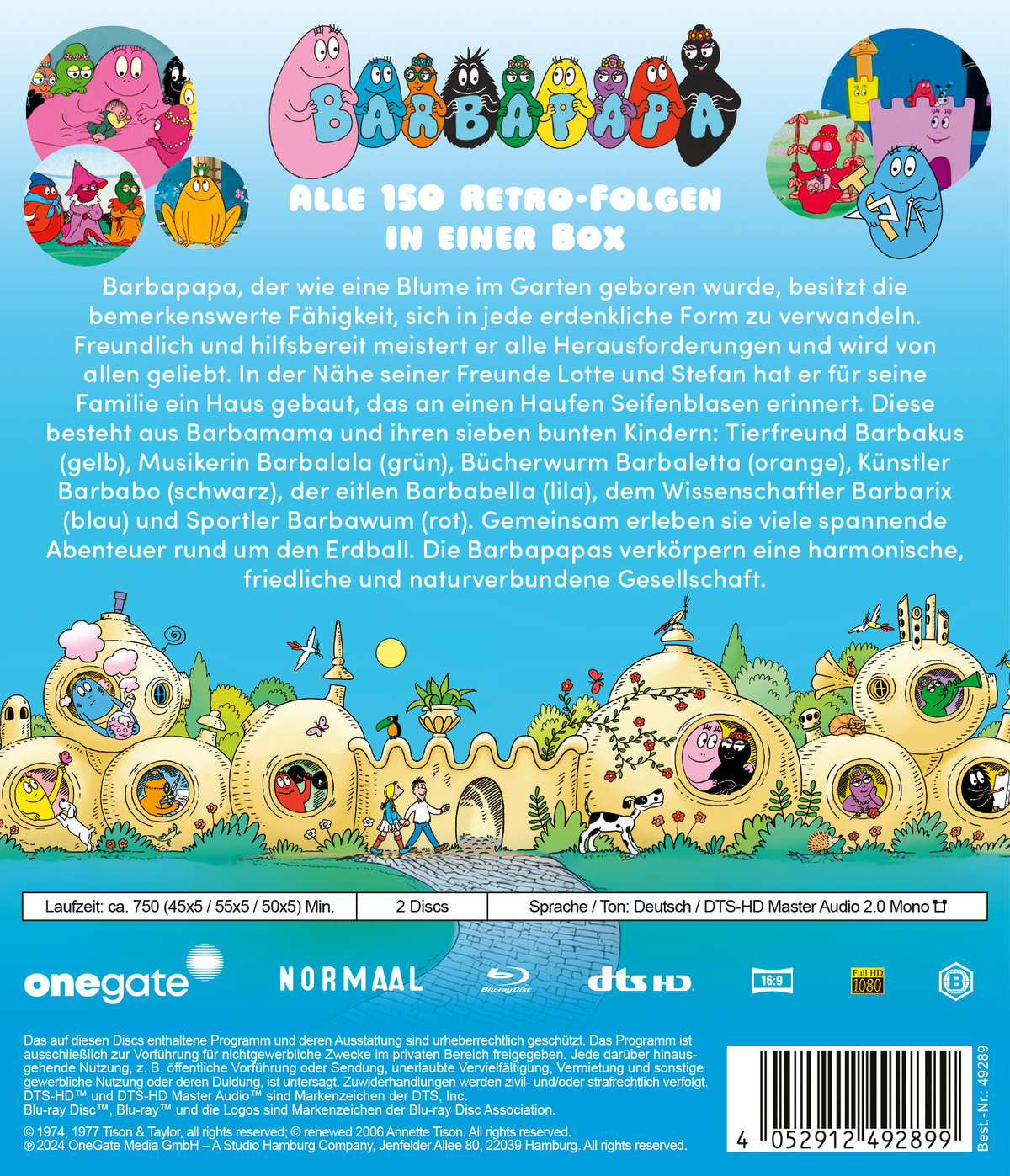 Barbapapa - Alle 150 Folgen [2 BRs]  (Blu-ray Disc)