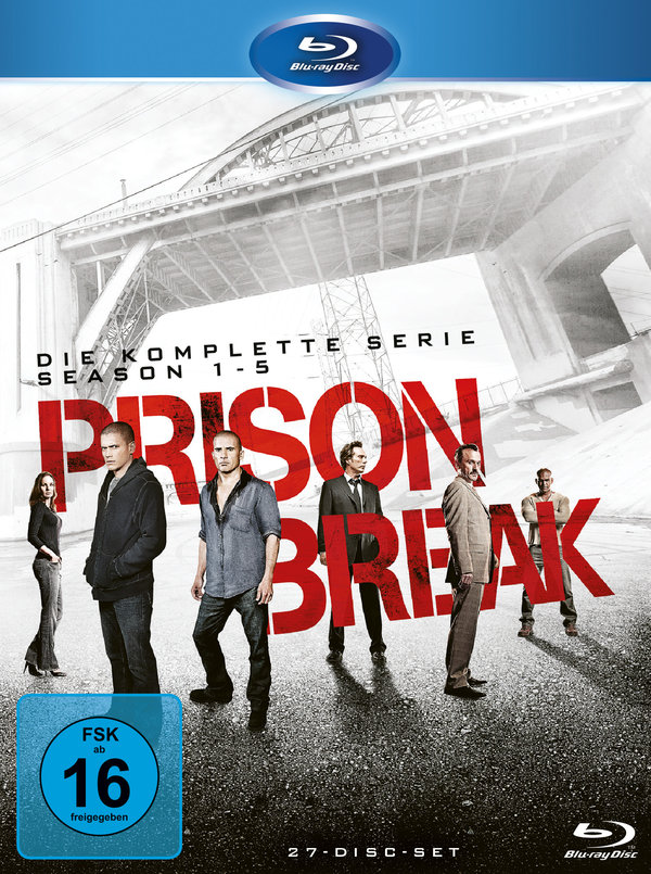 Prison Break - Season 1-5 - Komplettbox  [27 BRs]  (Blu-ray Disc)