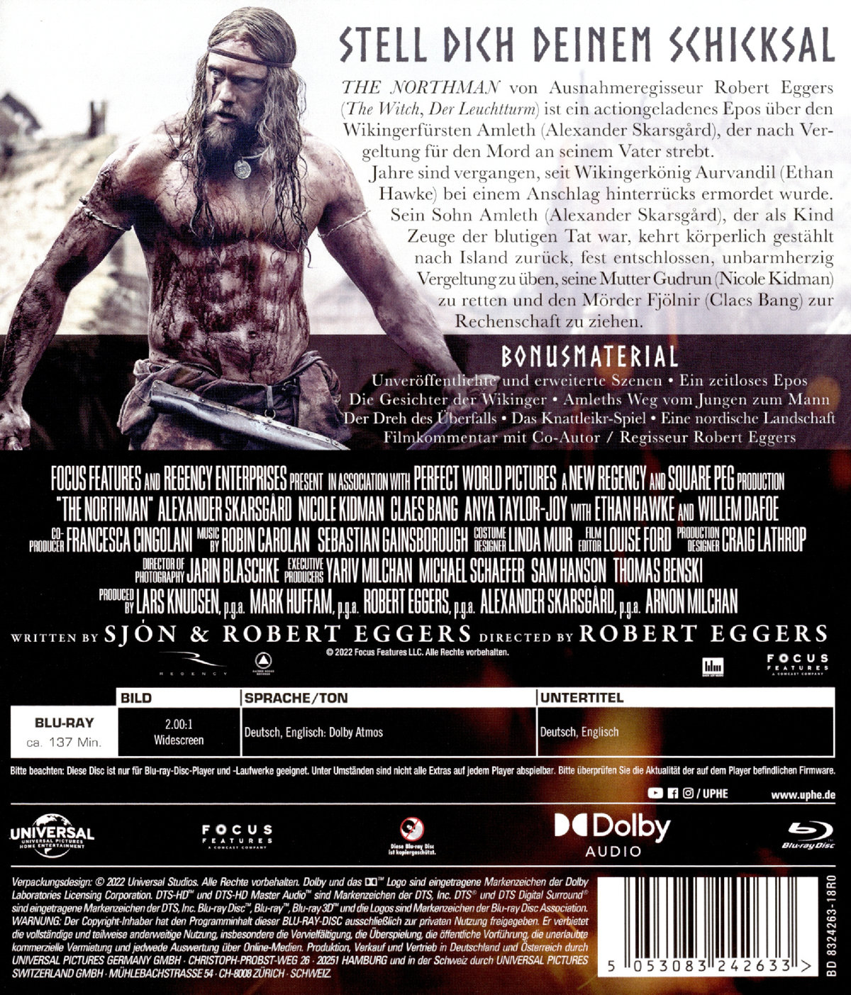 Northman, The - Stelle Dich Deinem Schicksal (blu-ray)