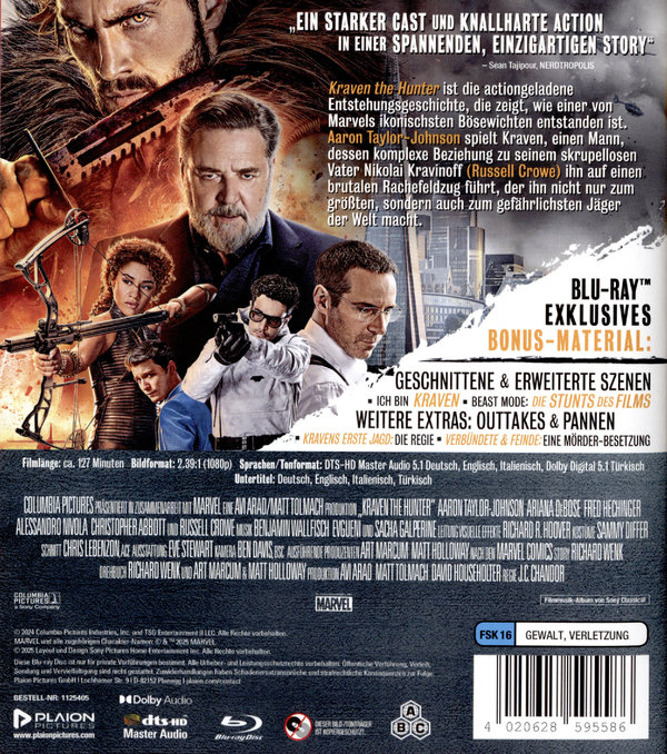 Kraven the Hunter  (Blu-ray Disc) Kraven the Hunter  (Blu-ray Disc)