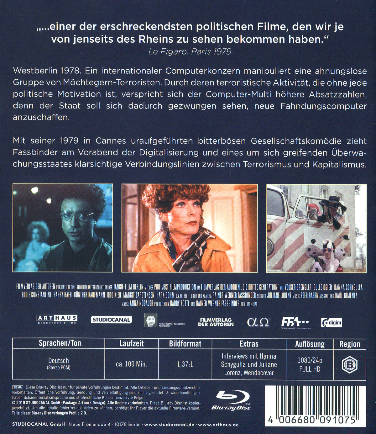 Dritte Generation, Die - Digital Remastered (blu-ray)