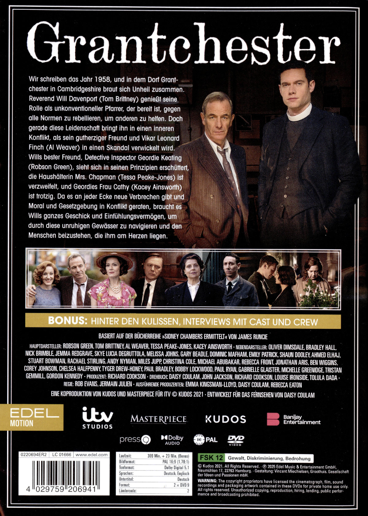 Grantchester - Staffel 6  [2 DVDs]  (DVD)