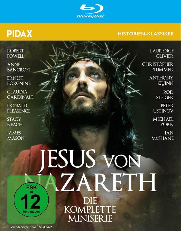 Jesus von Nazareth - Die Miniserie / Die komplette 4-teilige Miniserie mit Starbesetzung (Pidax Historien-Klassiker)  (Blu-ray Disc)