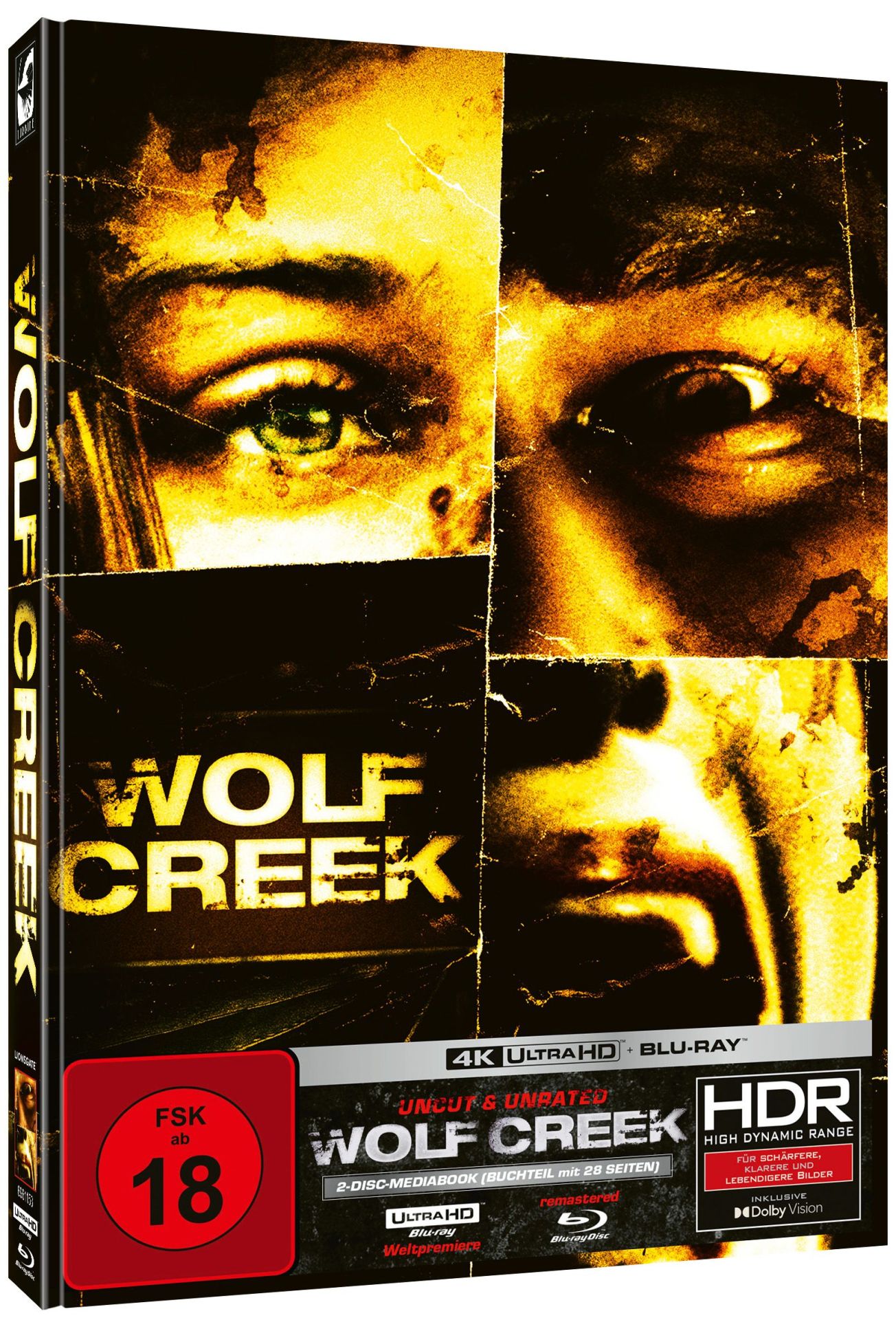 Wolf Creek - Uncut Mediabook Edition  (4K Ultra HD+blu-ray) (B)