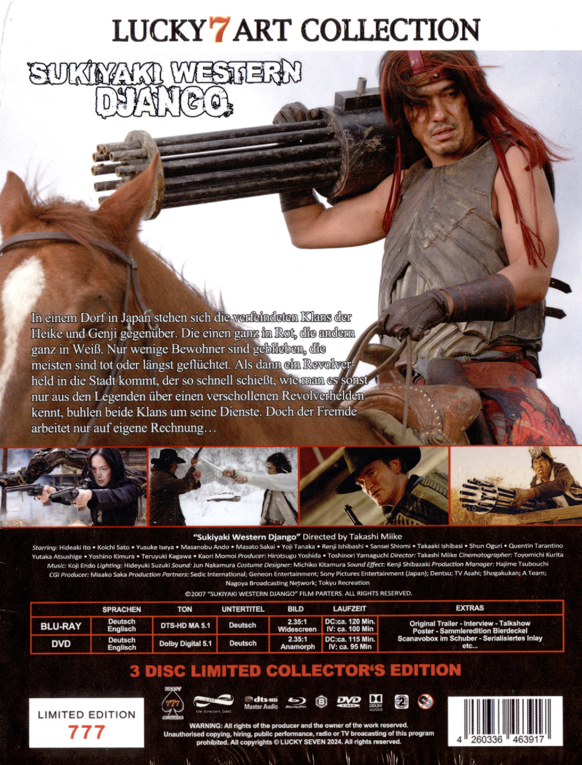 Sukiyaki Western Django - Extended Directors Cut Edition  (DVD+blu-ray)