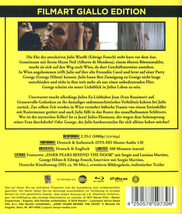 Killer von Wien, Der - Uncut Giallo Edition (blu-ray)