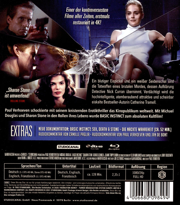Basic Instinct (blu-ray)