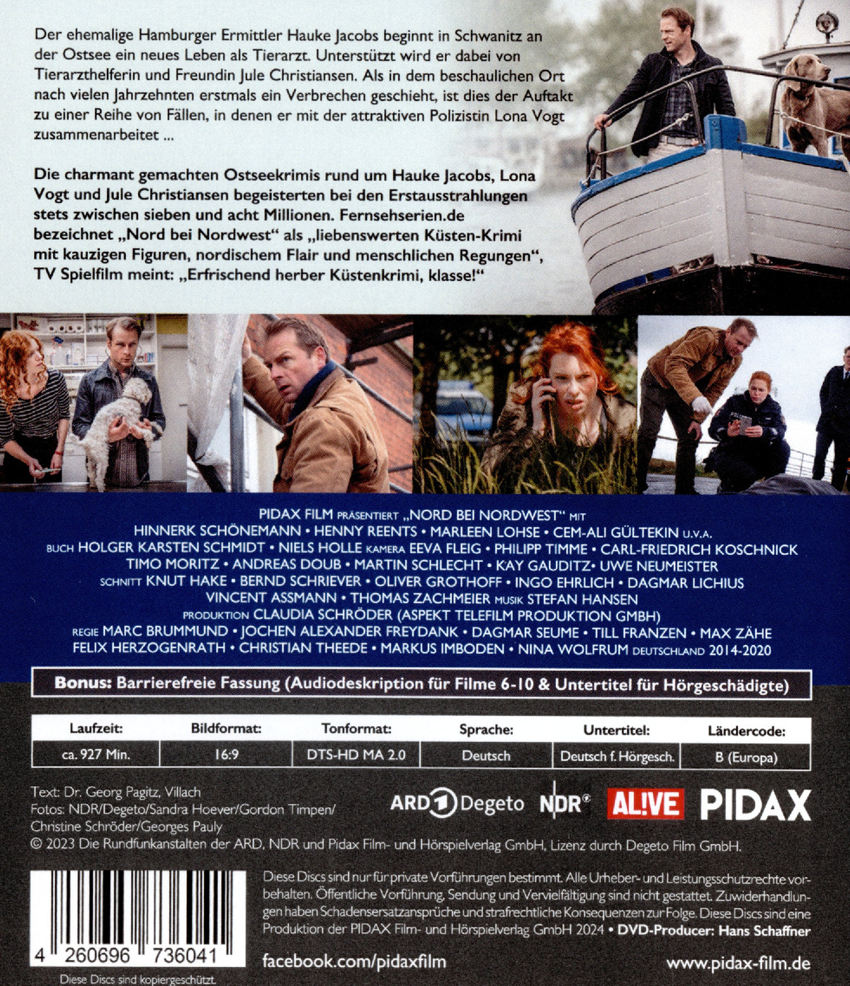 Nord bei Nordwest - Collection 1 / Die ersten 10 Spielfilmfolgen der erfolgreichen Küstenkrimi-Reihe in brillanter HD-Qualität  [2 BRs]  (Blu-ray Disc)