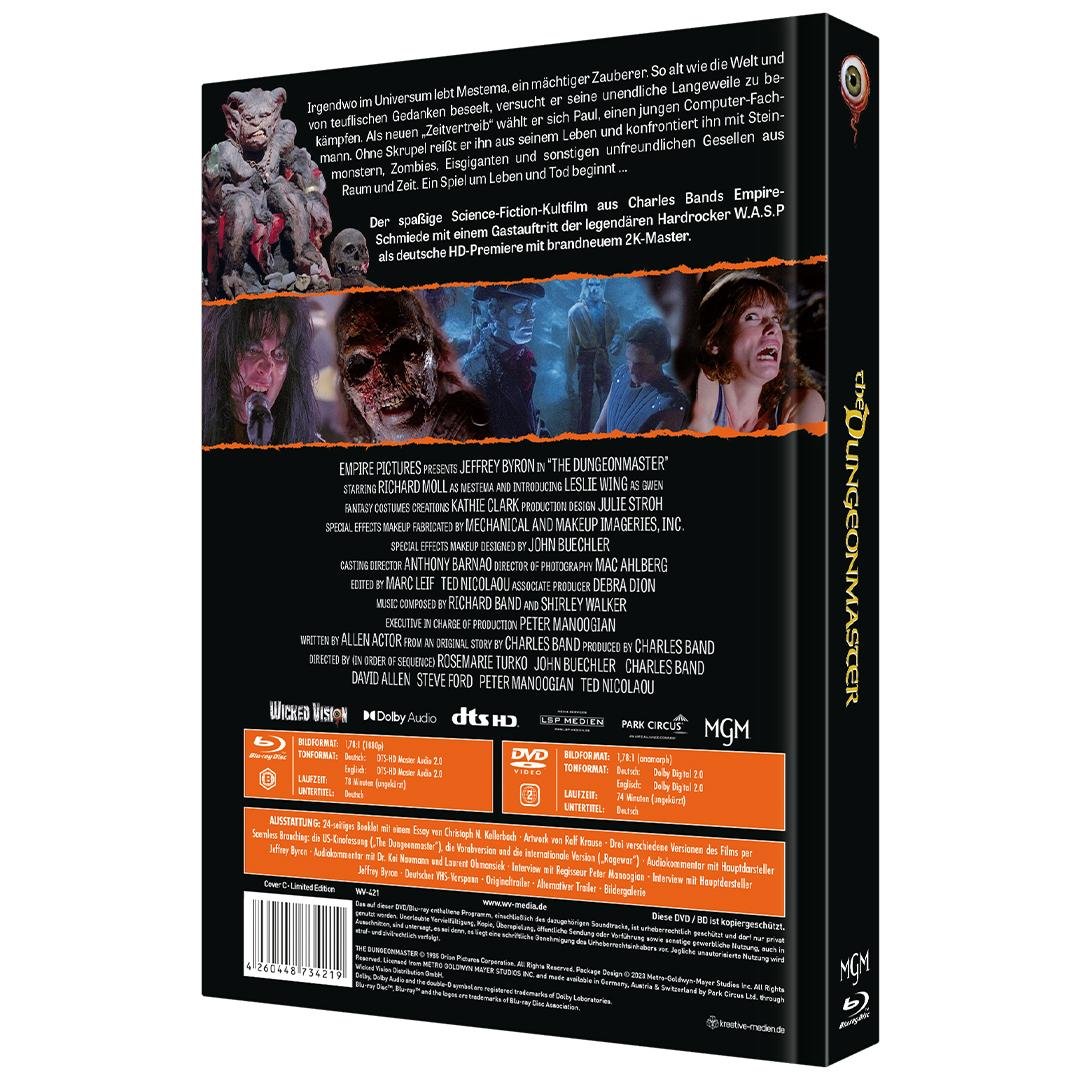 The Dungeonmaster - Herrscher der Hölle - Uncut Mediabook Edition  (DVD+blu-ray) (C)