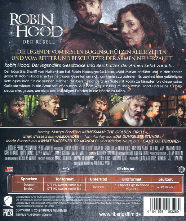 Robin Hood - Der Rebell (blu-ray)