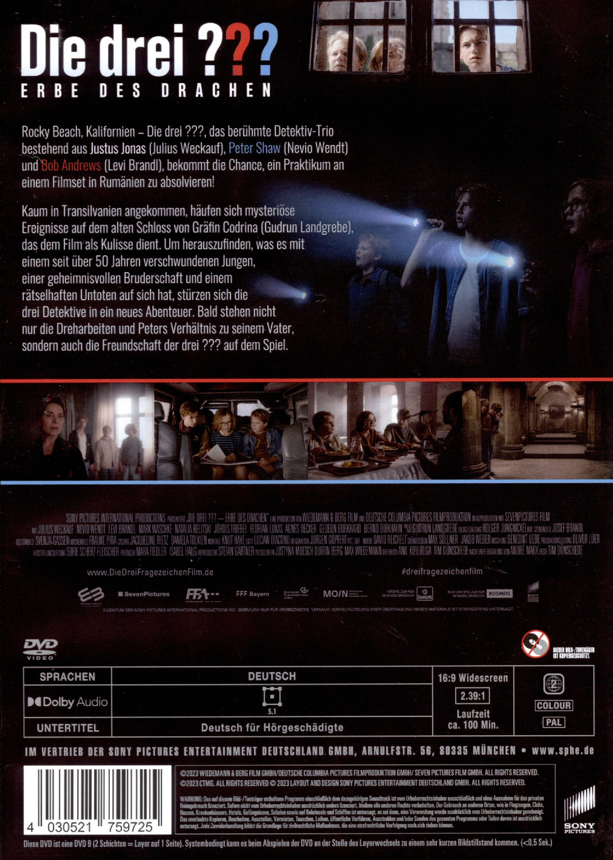 Die drei ??? - Erbe des Drachen  (DVD)