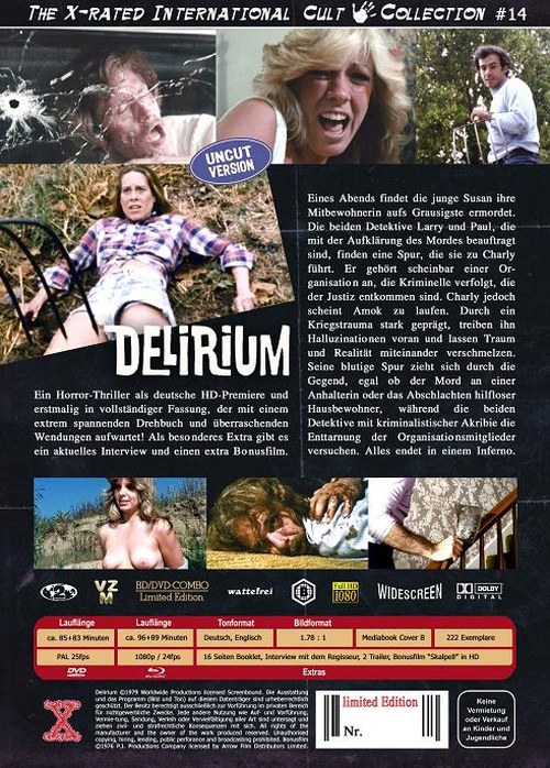 Delirium / Skalpell  - Uncut Mediabook Edition  (DVD+blu-ray) (A)