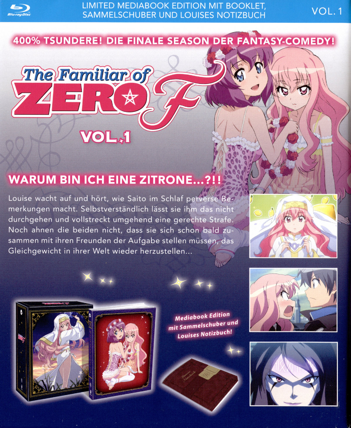 The Familiar of Zero F (Staffel 4) - Vol. 1 - Limited Mediabook Edition (mit Sammelschuber und exklusivem Extra)  (Blu-ray Disc)