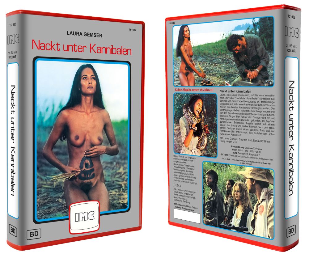 Nackt unter Kannibalen - Emanuelle und die letzten Kannibalen - Uncut IMC Redbox  (blu-ray)