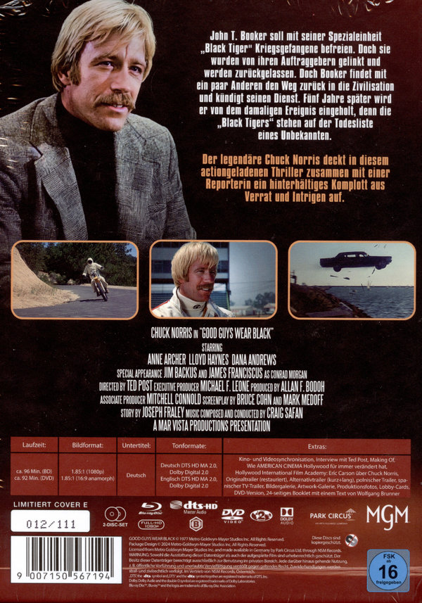 Black Tiger - Uncut Mediabook Edition (DVD+blu-ray) (E)
