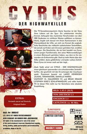 Cyrus - Der Highway Killer - Limited Uncut Edition