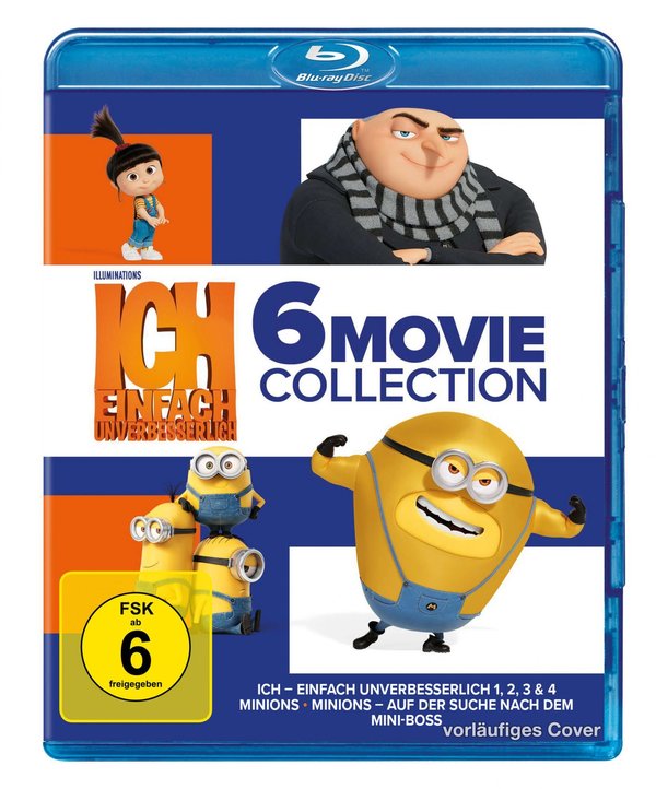 Ich einfach unverbesserlich & Minions - 6-Movie Collection  [6 BRs]  (Blu-ray Disc)