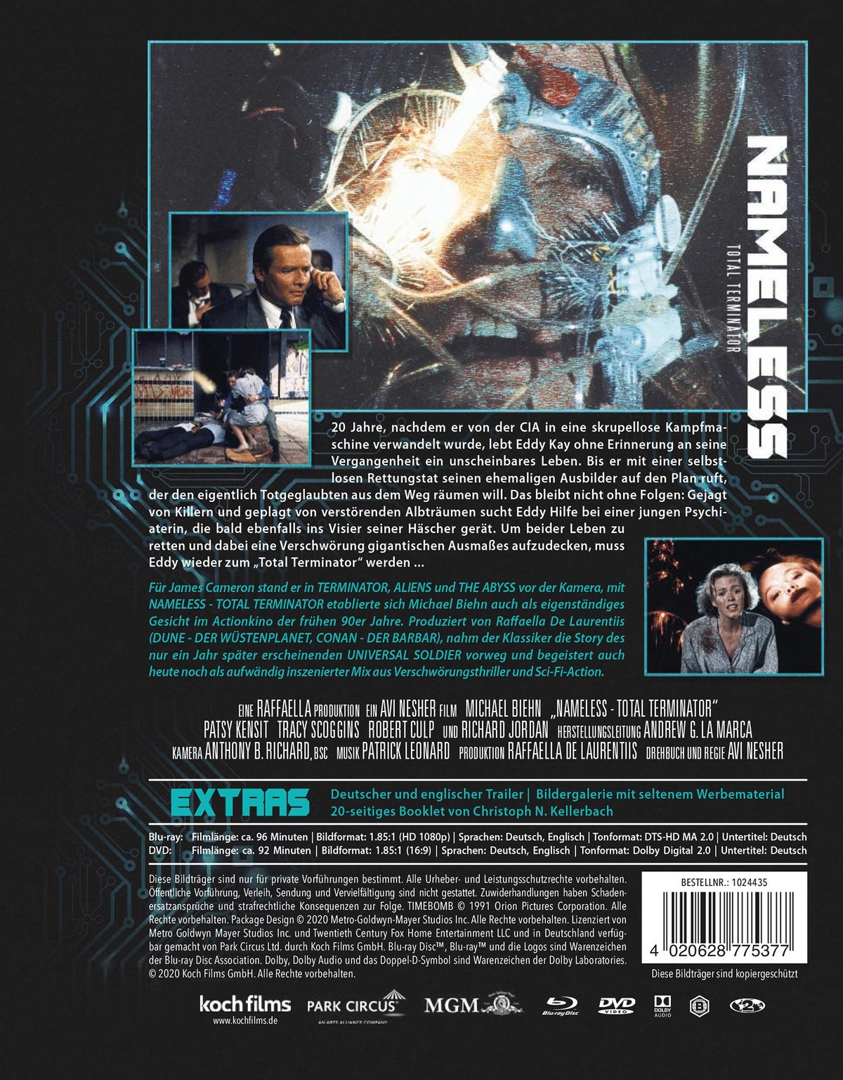 Nameless - Total Terminator - Uncut Mediabook Edition (DVD+blu-ray) (B)