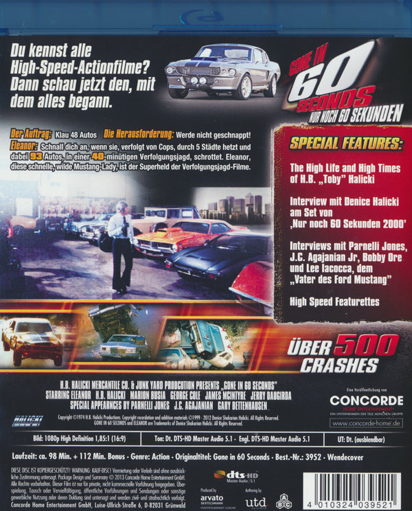 Gone in 60 Seconds - Nur noch 60 Sekunden (blu-ray)