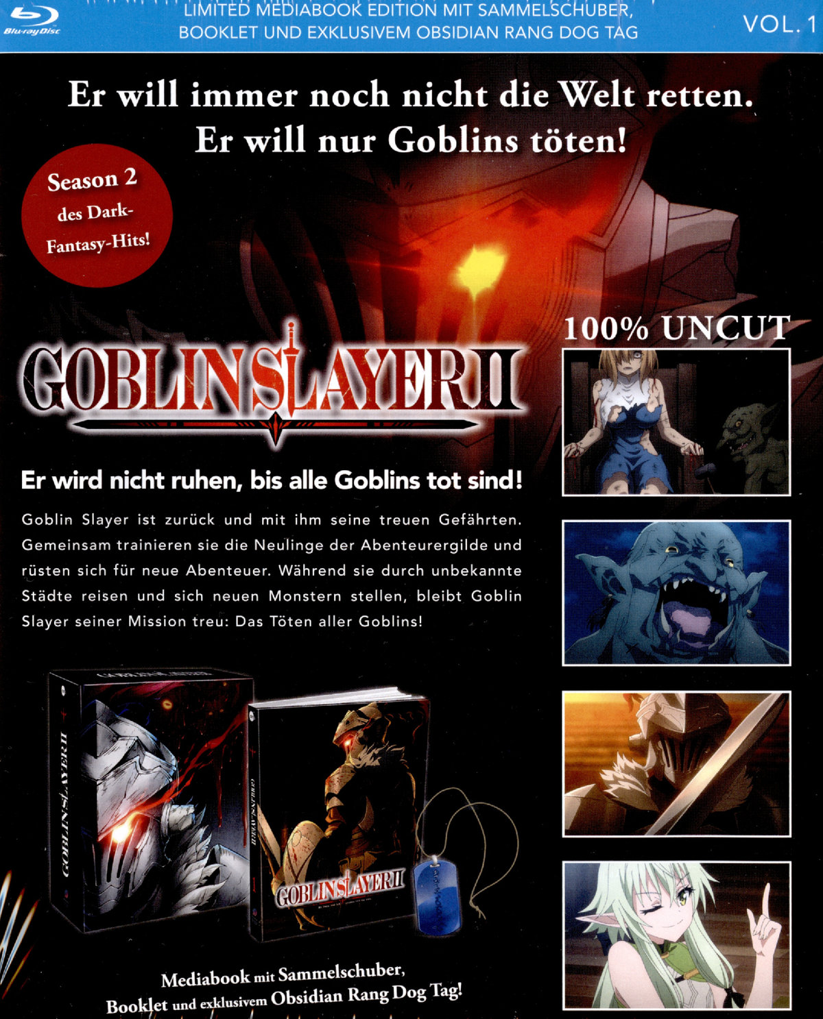 Goblin Slayer - Season 2 Vol.1 - Limited Mediabook  (Blu-ray Disc)