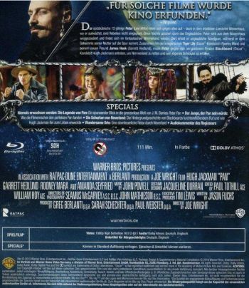 Pan (blu-ray)