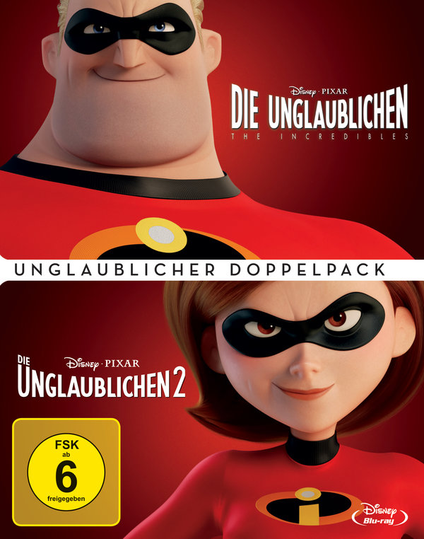 Unglaublichen, Die 1+2 (blu-ray)